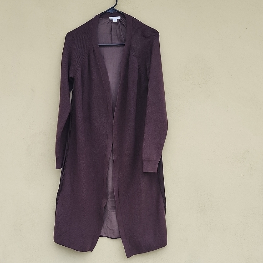 Cato Woven Rich Brown Knit Cardigan